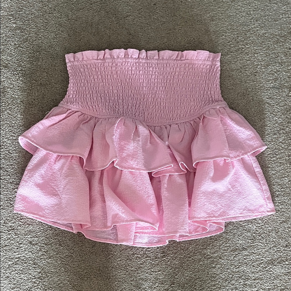 Pink Ruffled Skirt